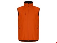 Clique - Classic Softshell Vest Diep Oranje 3XL
