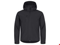 Clique - Classic Softshell Hoody Zwart 5XL