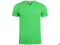 Clique - Basic-T V-neck Appelgroen XS