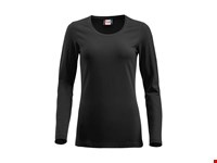 Clique - Carolina L/S Zwart XXL