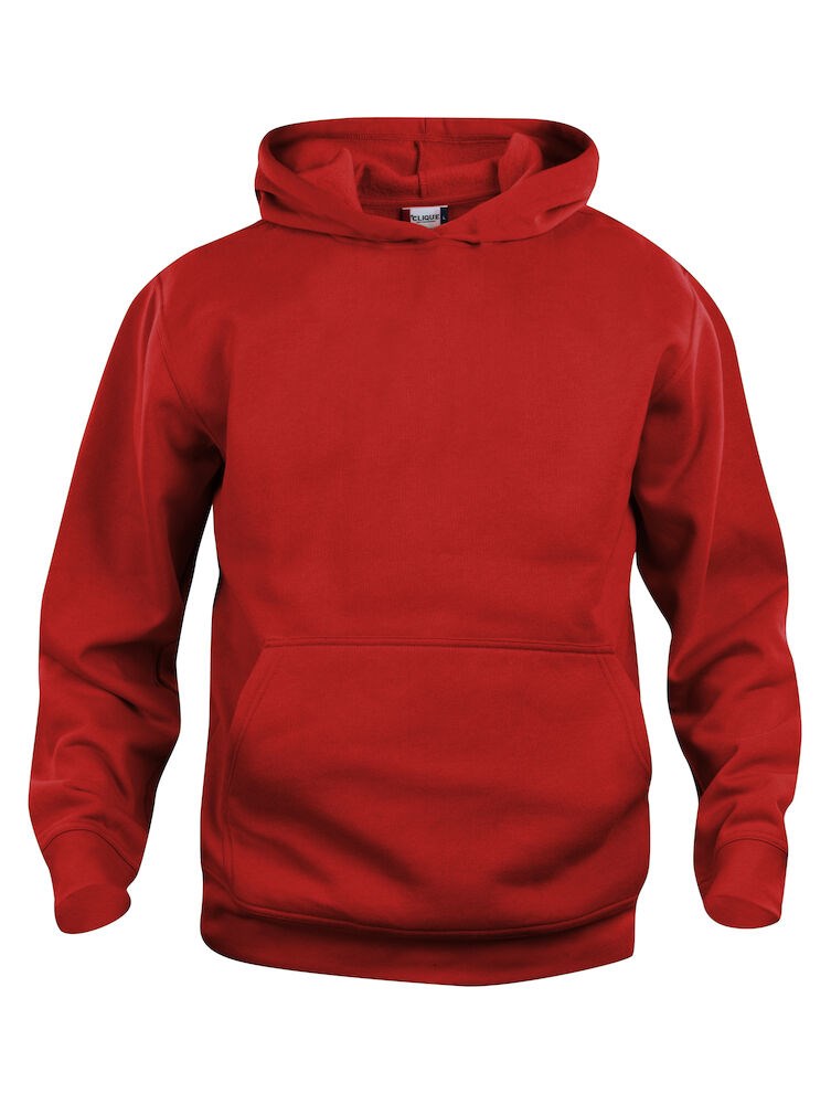 Clique - Basic Hoody Junior Rood 130-140