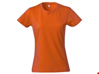 Clique - Basic-T Women Diep-oranje XS