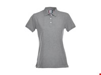 Clique - Stretch Premium Polo Women Grijs-melange XXL
