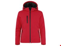 Clique - Padded Hoody Softshell Women Rood XL