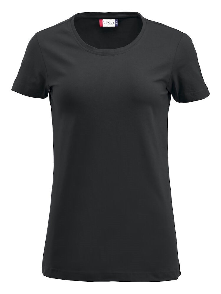 Clique - Carolina S/S Zwart XXL