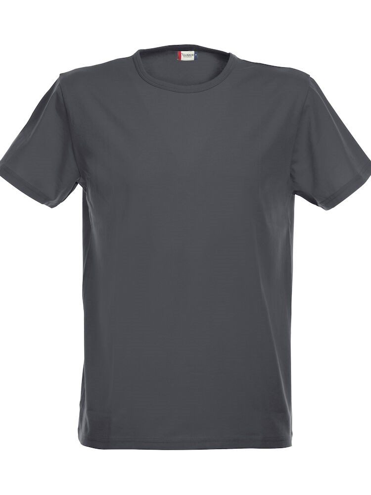 Clique - Stretch-T Antraciet Melange M