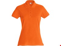 Clique - Basic Polo Women Diep Oranje XL