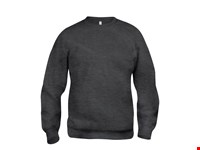 Clique - Basic Roundneck Antraciet Melange M