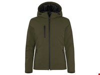 Clique - Padded Hoody Softshell Women Mistgroen XL