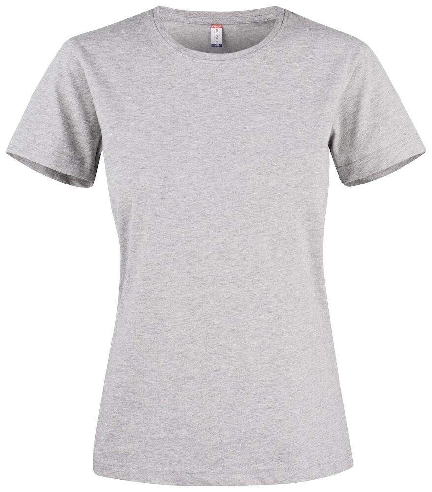 Clique - Premium Fashion-T Women Grijs-melange XXL