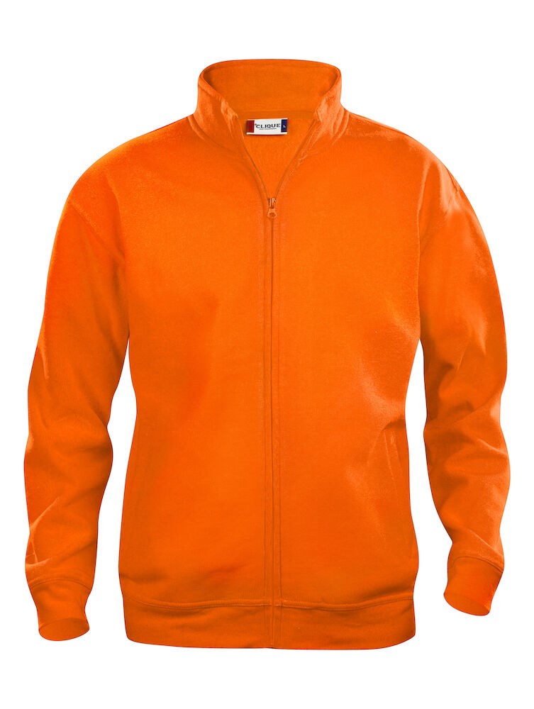 Clique - Basic Cardigan Junior Signaal-oranje 150-160