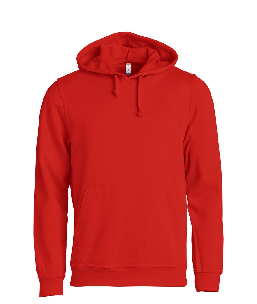 Clique - Basic Hoody Rood 3XL