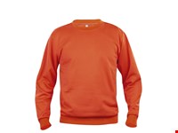 Clique - Basic Roundneck Diep-oranje XL