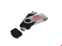 USB Stick Twister-C 3.0 Black, 128 GB