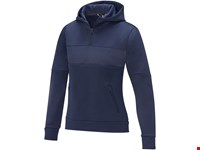 Sayan anorak dames sweater met halve rits en capuchon
