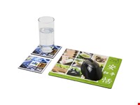 Q-Mat® driedelige combiset van muismat en onderzetter 3