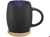 Hearth 400 ml mok met houten onderzetter