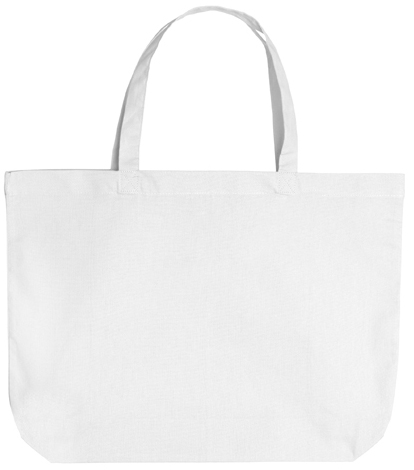 Katoenen shopper OEKO-TEX® Premium Wit