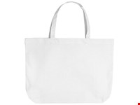 Katoenen shopper OEKO-TEX® Premium Wit