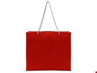 MILANO - Shopper met zilveren koordhandvatten