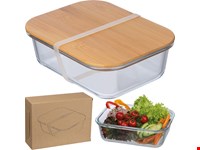 Lunchbox van hardglas (borosilicaatglas)