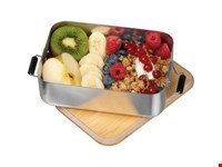 Lunchbox van aluminium 1 liter inhoud