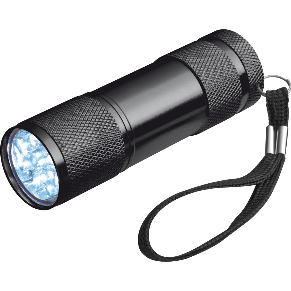 Aluminium zaklamp 9 LED