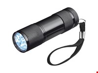Aluminium zaklamp 9 LED