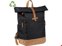 RPET rugzak van 300 D Polyester, 210D RPET en met kurkbodem