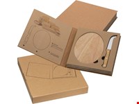 Kaasset met houten plank