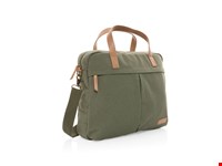Impact AWARE™ 16 oz. recycled canvas laptoptas