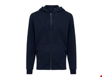 Iqoniq Abisko gerecycled katoen hoodie met rits