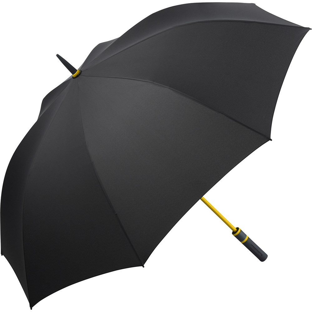AC golfparaplu FARE® Style - zwart-geel