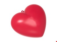 Plastic kerstbal 