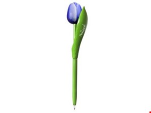 Nijhuis Tulp Balpen 834 | Wit/Groen Amsterdam 0908 | 19cm