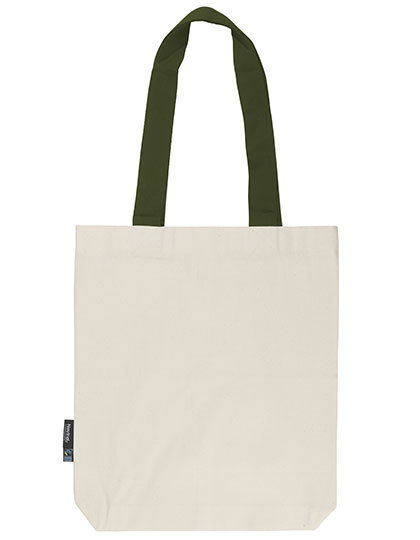 Neutral - Twill Bag With Contrast Handles