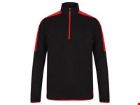 Finden+Hales - Adults 1/4 Zip Midlayer With Contrast Panelling