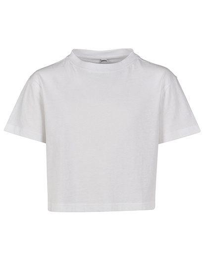 Build Your Brand - Girls Cropped Jersey Tee
