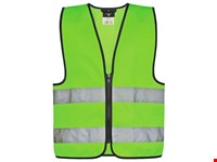 Korntex - Kids´ Hi-Vis Safety Vest With Front Zipper Aalborg