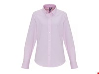 Premier Workwear - Women´s Cotton Rich Oxford Stripes Shirt