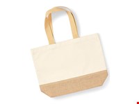 Westford Mill - Jute Base Canvas Bag