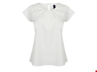 Henbury - Ladies´ Pleat Front Short Sleeve Blouse