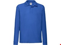 Fruit of the Loom - Kids´ Long Sleeve 65/35 Polo