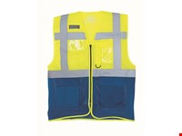 YOKO - Hi-Vis Top Cool Recycled Open Mesh Executive Waistcoat