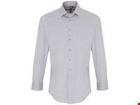 Premier Workwear - Men´s Stretch Fit Poplin Long Sleeve Cotton Shirt