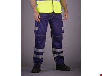 YOKO - Hi-Vis Cargo Trousers With Knee Pad Pockets