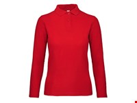 B&C BE INSPIRED - Women´s Long Sleeve Polo ID.001