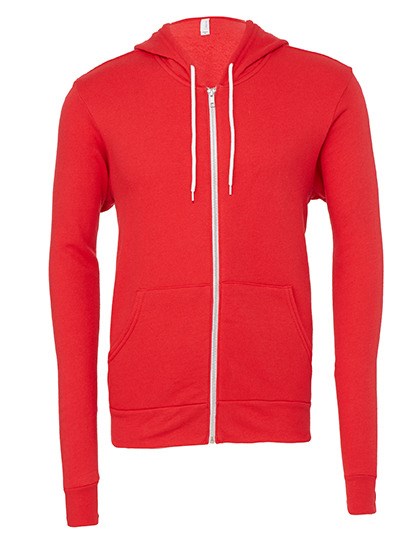 Canvas - Unisex Poly-Cotton Fleece Full-Zip Hoodie