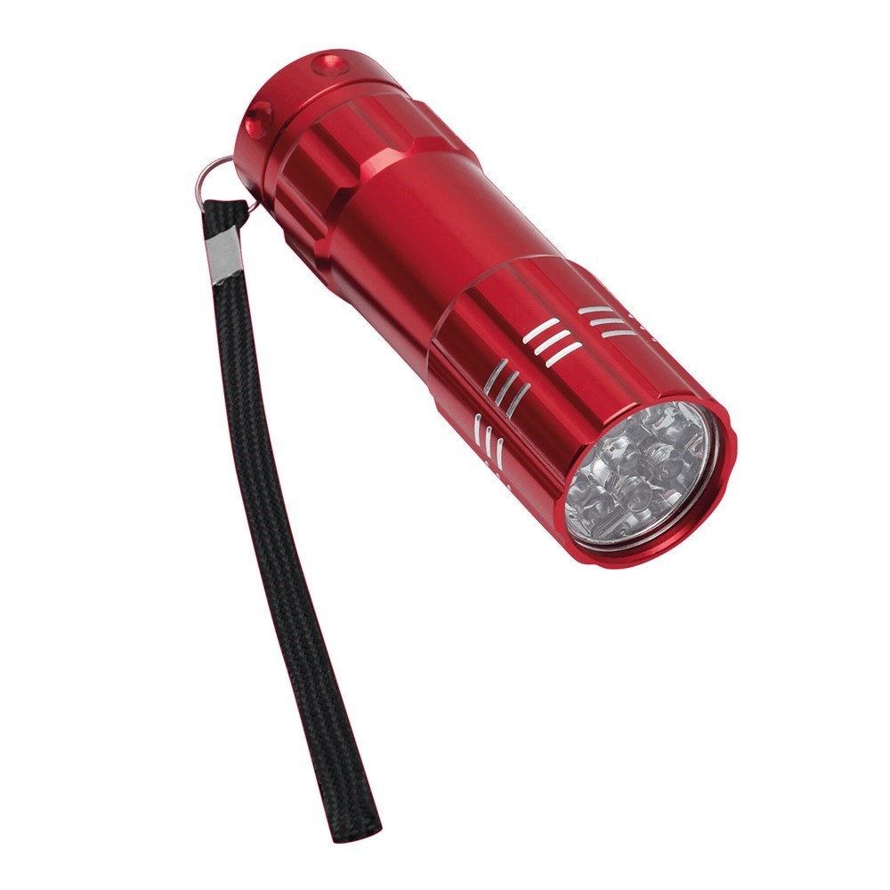 Robuust uitgevoerde LED zaklamp van metaal POWERFUL