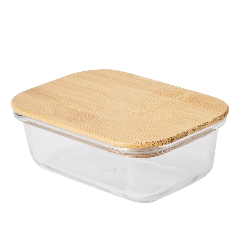 Lunchdoos ROSILI M, met bamboe deksel: inhoud ca. 350ml